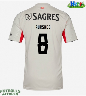 Benfica Fredrik Aursnes #8 Bortatröja 2025-26 Kortärmad
